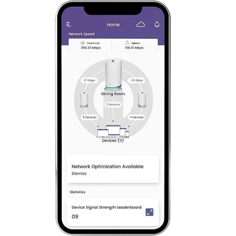 ARRIS SURFboard mAX Pro W133 Tri-Band Mesh Wi-Fi 6 System , AX11000 Wi-Fi Speed up to 11 Gbps , Coverage 6,000 sq ft , 4.8 Gbps Backhaul , Four 1 Gbps Ports per Node , Alexa Support - Image 4